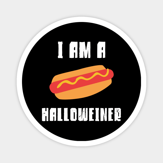 Halloween Hot Dog Costume Easy Halloweiner Magnet by PodDesignShop